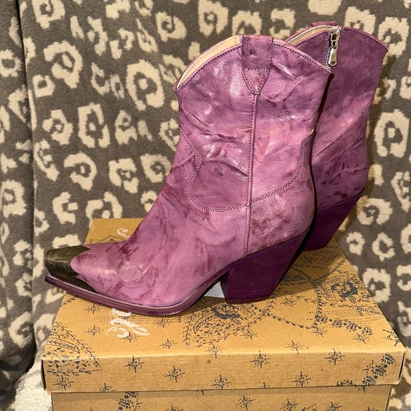 Brayden Western Boots 👢 in lilac 😍 Free People New 🆕 & Never Worn - Picture 17 of 17